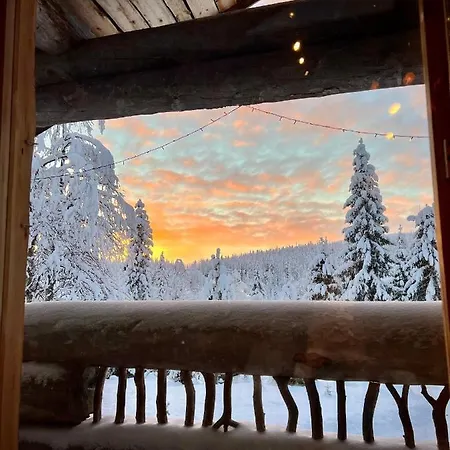 View At The Slopes In, Family & Bike Park, National Park, Hike Trails - Lapland Huvilat *