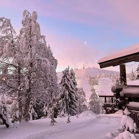 View At The Slopes In, Family & Bike Park, National Park, Hike Trails - Lapland Huvilat Ruka