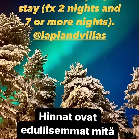 Villa View At The Slopes In, Family & Bike Park, National Park, Hike Trails - Lapland *